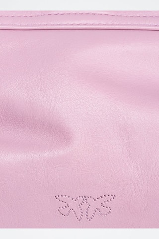 Mala de ombro de couro - Malva