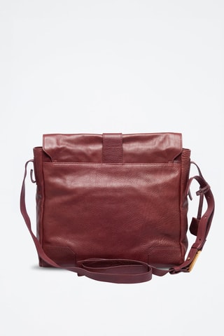 Mala a tiracolo em couro Trou - Castanho