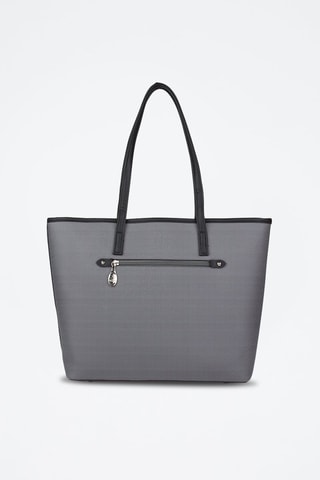 Mala shopper Cinzento e preto