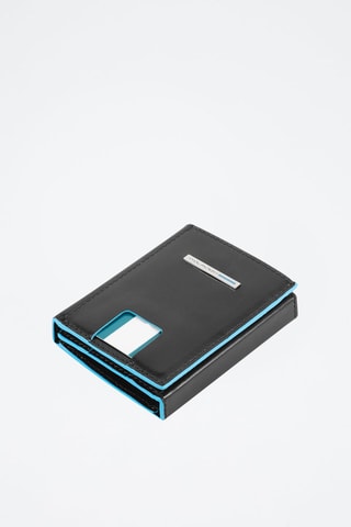 Carteira de couro - Preto