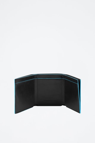 Carteira de couro - Preto