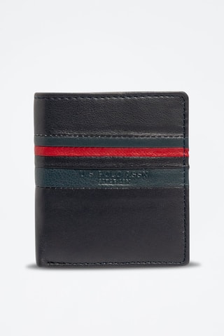 Carteira em couro Uspa Gold Cup Azul-escuro