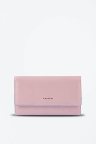 Carteira em couro Rosa 