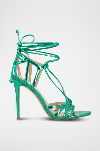 Sandálias de salto - Verde