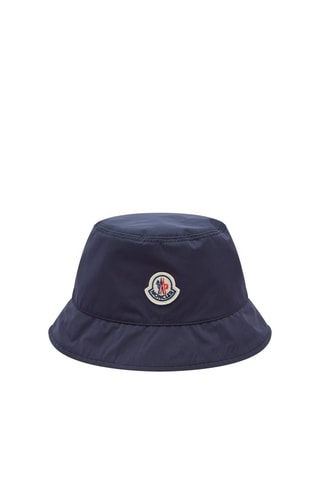 Chapéu à pescador reversível Logo - Azul-marinho