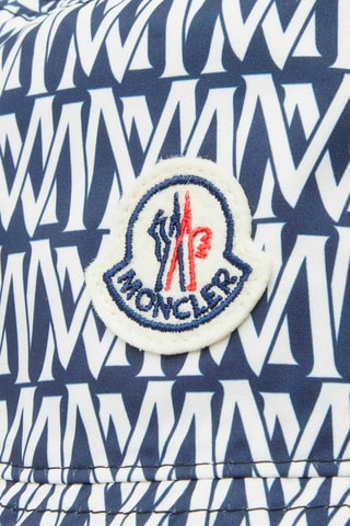 Chapéu à pescador reversível Logo - Azul-marinho