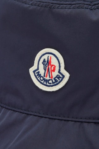 Chapéu à pescador reversível Logo - Azul-marinho