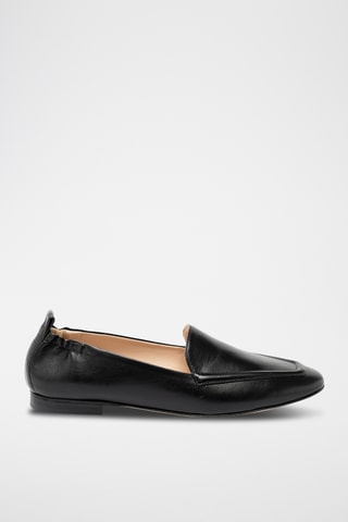 Mocassins de couro - Preto