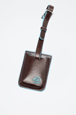 Estojo e dispositivo em couro - Castanho