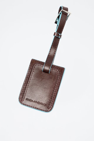 Estojo e dispositivo em couro - Castanho