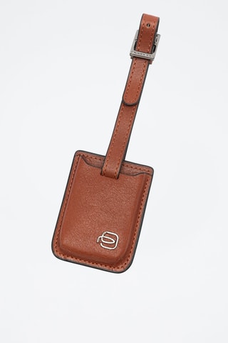 Estojo e dispositivo em couro - Castanho