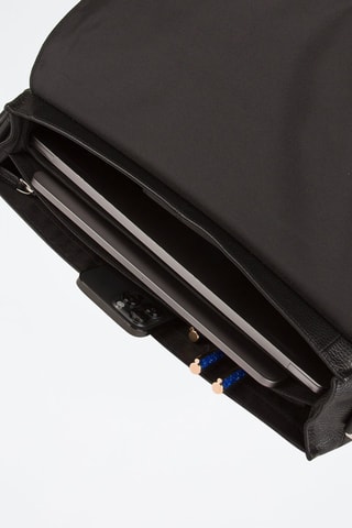 Porta-documentos de couro - Preto