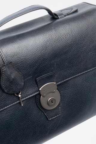 Pasta de couro Capalbio - Azul-marinho - Picadro