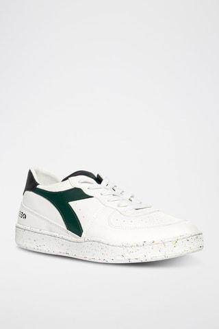 Sapatilhas em couro 2030 - Branco e verde