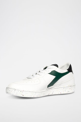 Sapatilhas em couro 2030 - Branco e verde