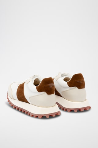 Sneakers de couro - Branco