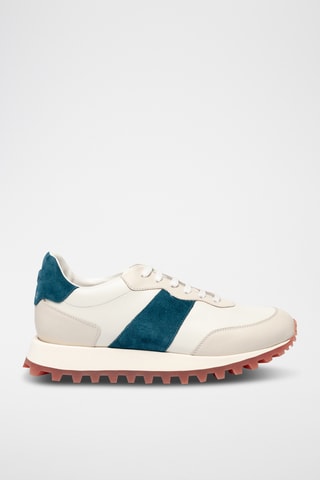 Sneakers de couro - Branco