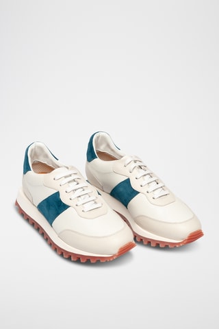 Sneakers de couro - Branco