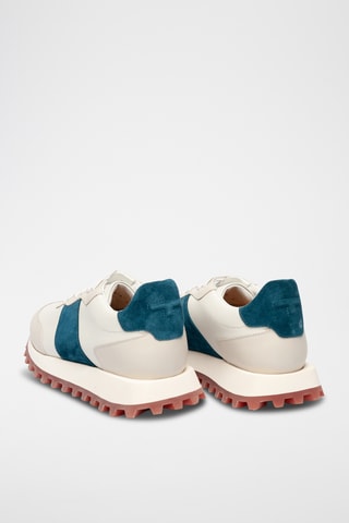 Sneakers de couro - Branco