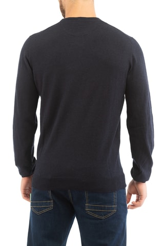 Camisola de lã - Azul-marinho