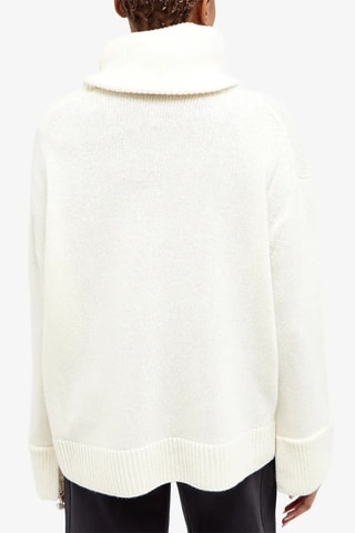 Camisola de lã vierge Chunky - Bege