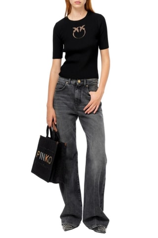 Camisola de lã - Preto