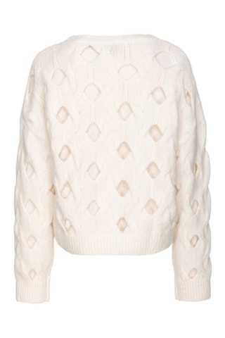 Camisola em lã e alpaca - Branco