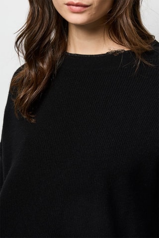 Camisola em lã e caxemira - Preto