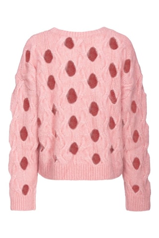 Camisola em lã e alpaca - Rosa