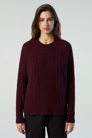 Camisola em lã - Bordô