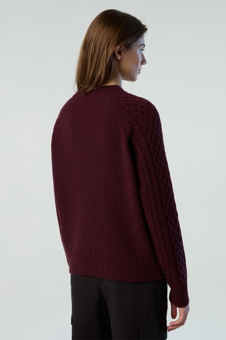 Camisola em lã - Bordô