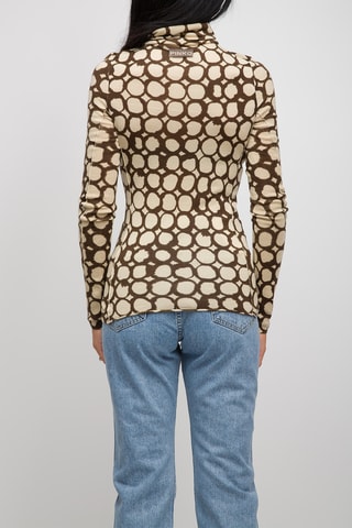 Camisola em lã e seda - Bege