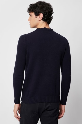 Camisola em lã - Azul - Harmont & Blaine