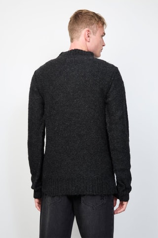 Camisola em alpaca e lã merino Kimiko - Antracite