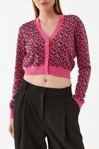 Casaco em lã - Rosa