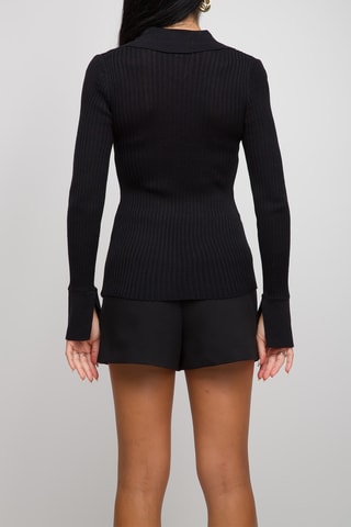 Casaco em lã - Preto