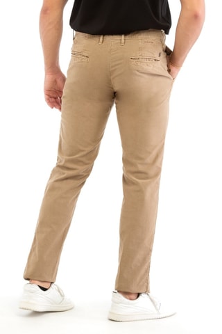 Calças chino slim - Bege - Incotex