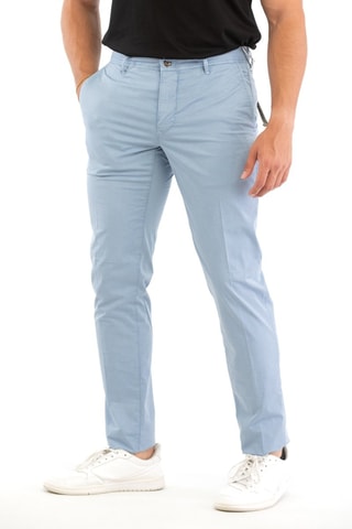 Calças slim - Azul-claro - Incotex