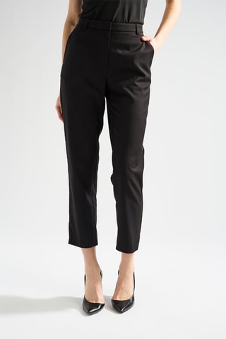 Calças corte cigarro - Preto