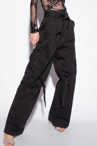 Calças cargo - Preto