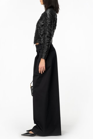 Calças palazzo - Preto