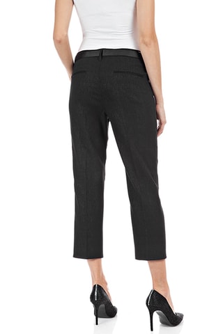 Calças cropped straight - Preto