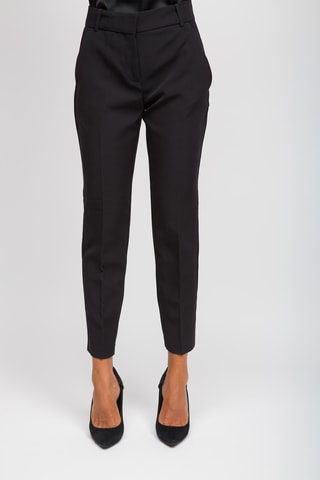 Calças de cintura alta - Preto