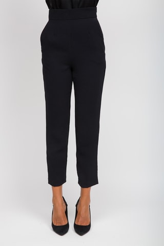 Calças 7/8 cintura subida - Preto