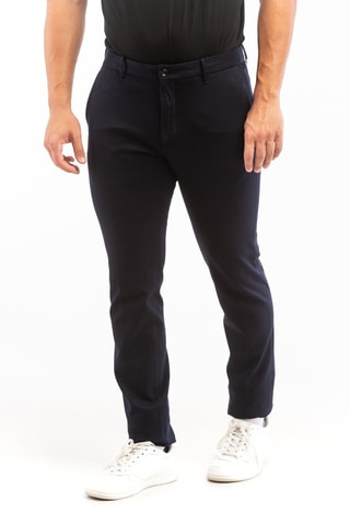 Calças slim - Azul-marinho - Incotex