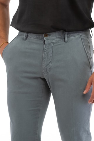 Calças chino slim - Azul - Incotex