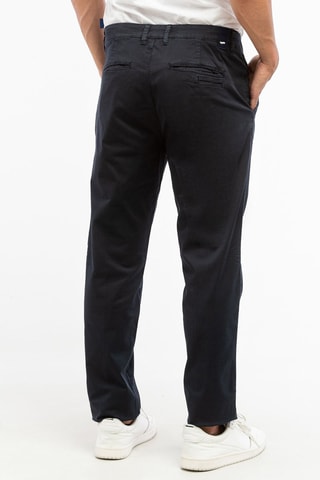 Calças direitas - Azul-marinho