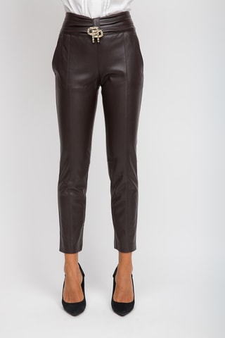 Calças 7/8 cintura subida - Preto