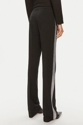 Calças de lã - Preto