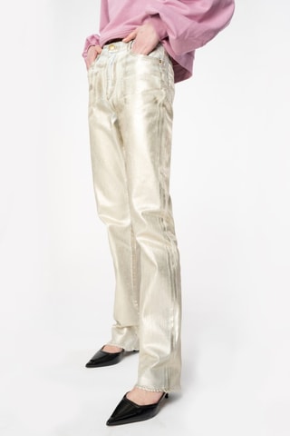 Rechte Broek - Goudkleurig